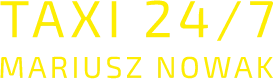 Logo - Taxi 24/7 Chojna i Okolice Mariusz Nowak